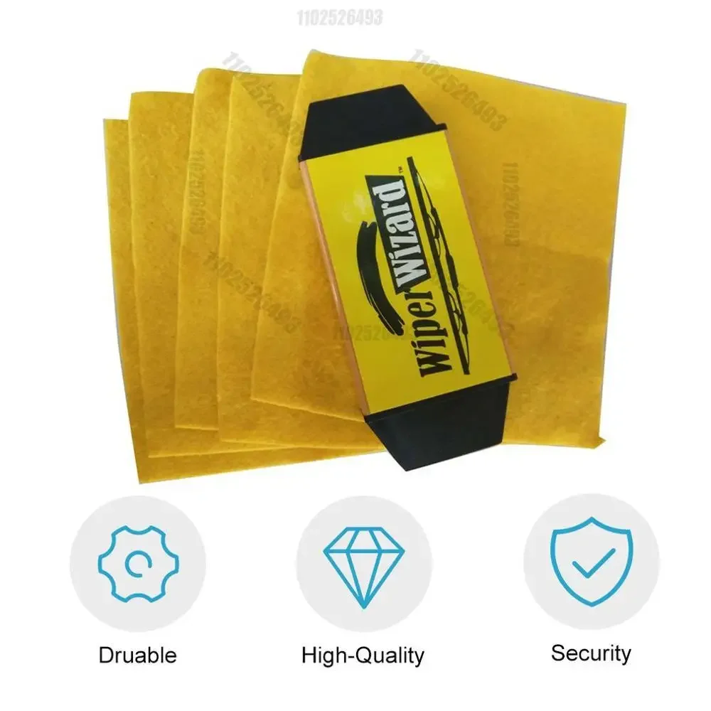 Nowa szczotka do czyszczenia samochodu Micro Weather Wiper Blade Repairer Wiper Repairer 5-częściowy przewodnik Wipes Szczotka do czyszczenia wycieraczek — zdjęcie 4