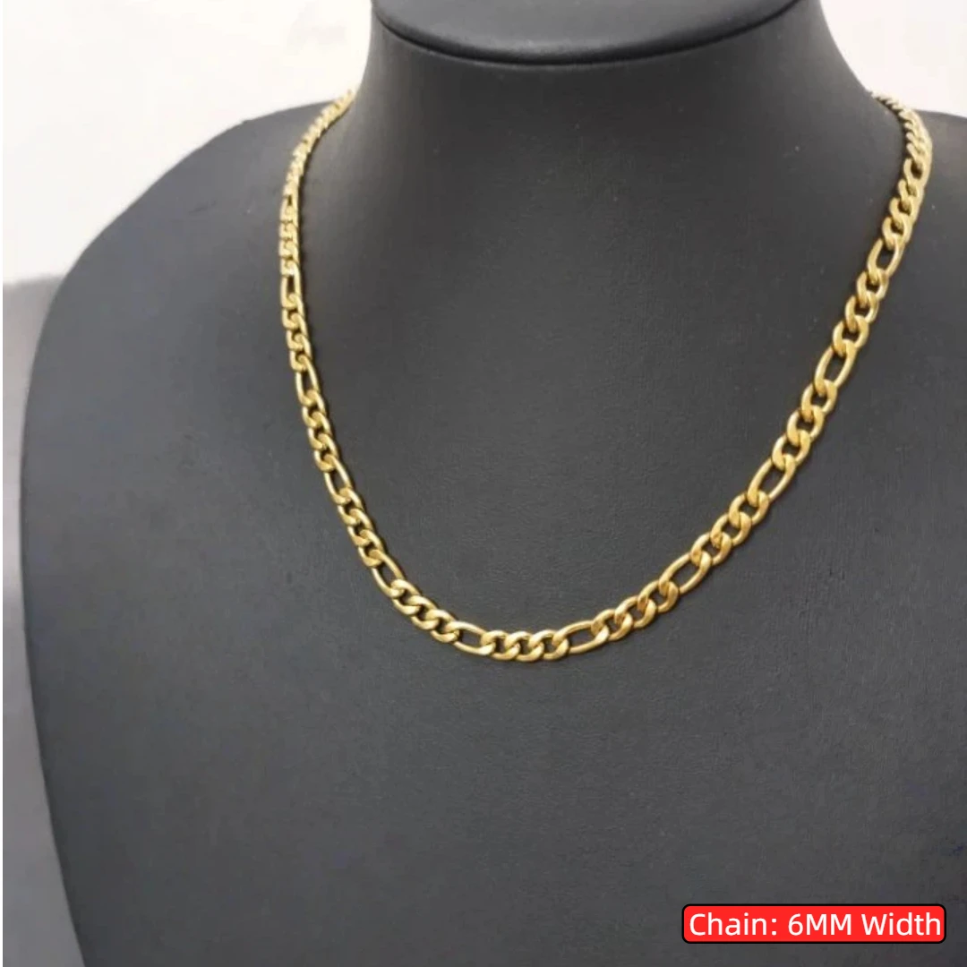 4mm Punk Männlich Gold Farbe Edelstahl Byzantinischen Box Link Kette Halskette für Frauen Männer Vintage Mode Schmuck Geschenke