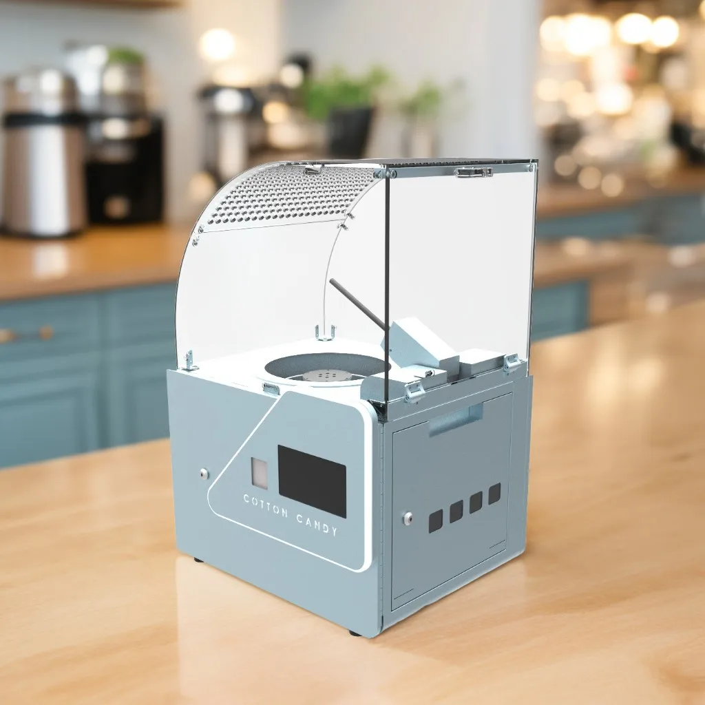Small semi-automatic marshmallow machine Commercial marshmallow self-service vending machine 5 flavors DIY stall applicable