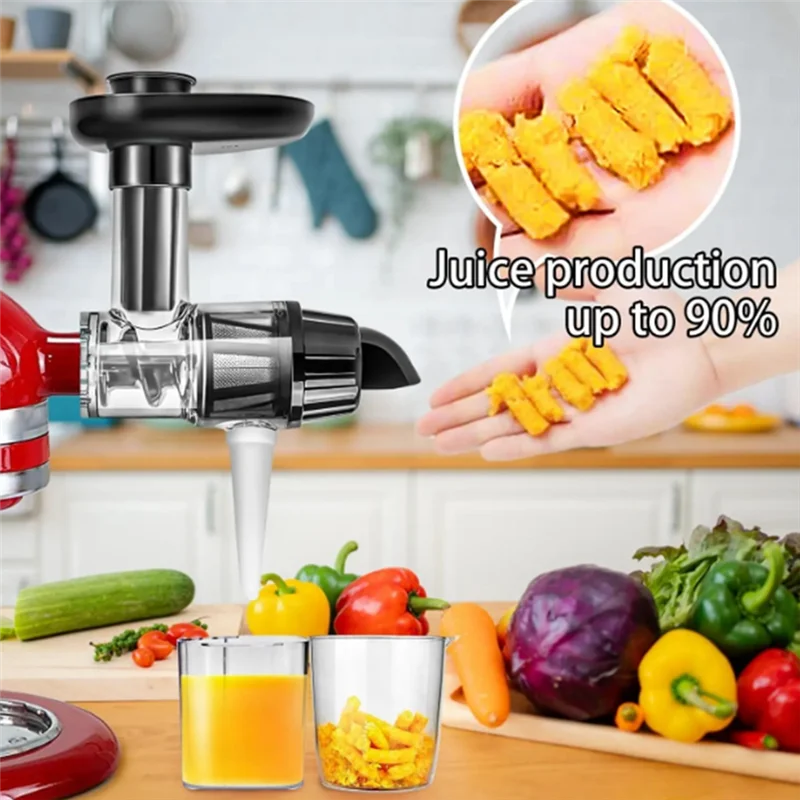 

ABUS-Masticating Juicer Attachment For Kitchenaid All Models Stand Mixers Juicer Parts