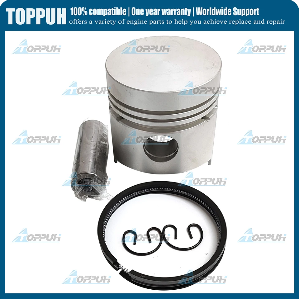 For Kubota Engine Excavator Tractor 1Set New D1102 Piston with Piston Ring