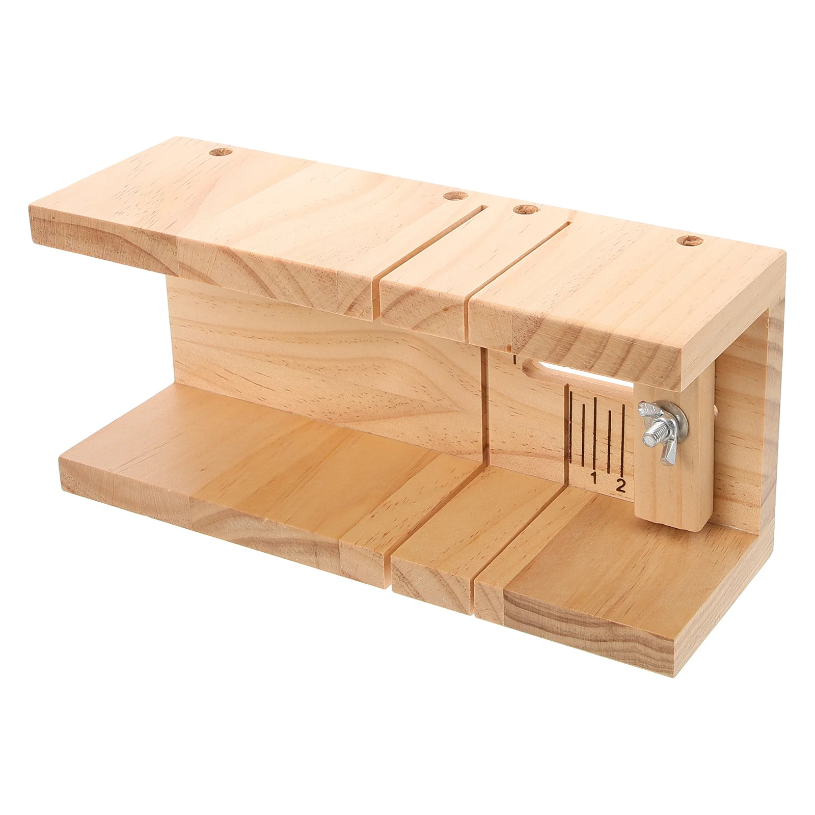 Exquisite Workmanship Soap Cutter Wood Mold Double Slots Easy to Use Soap Making Tool Double Slots Cutting Mold