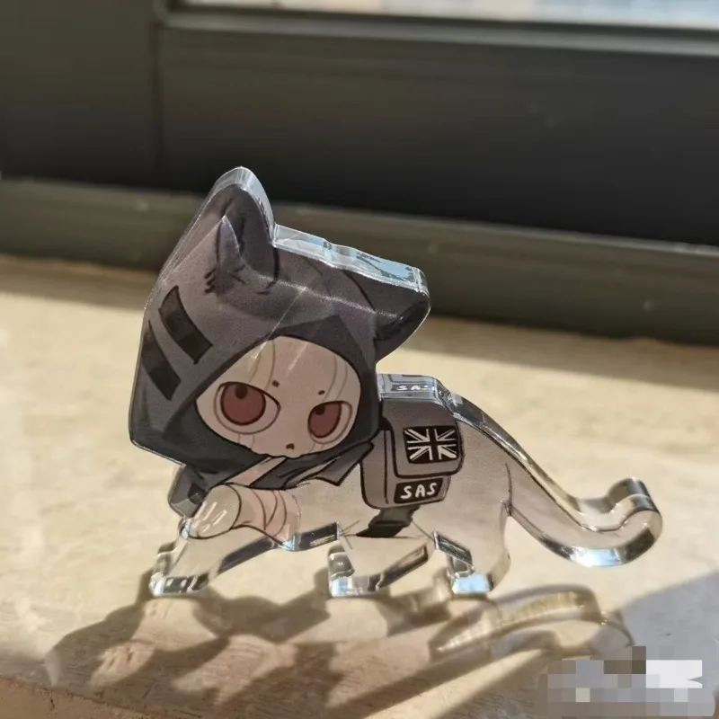 

THE New Cod Girl Borderless Acrylic Stand Cartoon Kawaii Brick Personalized Student Desk Windows Ornament Kids Toys Boys Gifts