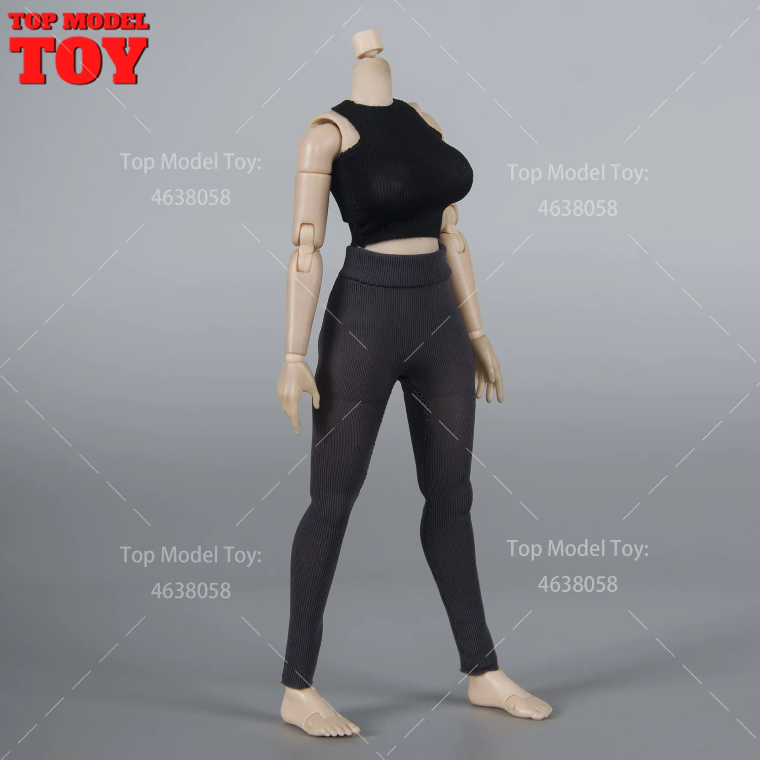 CHILI TOYS XGBT-001 Scala 1/12 Pantaloni da yoga Pantaloni lunghi attillati Modello di vestiti Misura 6 ''Soldato femminile Action Figure Corpo Bambole Giocattoli
