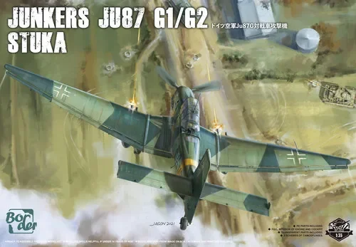 

Border BF-002 1/35 Scale Junkers Ju-87 G1/G2 Stuka набор моделей с бонусом набор модели солдатика из смолы