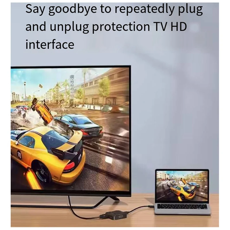 -Compatible Switch Video Selector Adapter All-In-1 8K -Compatible 2.1 Switch Switch 3X1 8K@60Hz