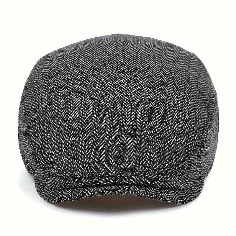 Modne berety męskie wysokiej jakości jesienne zimowa wełniana czapka w jodełkę gazeciarz artysta czapka malarza męskie berety gorras
