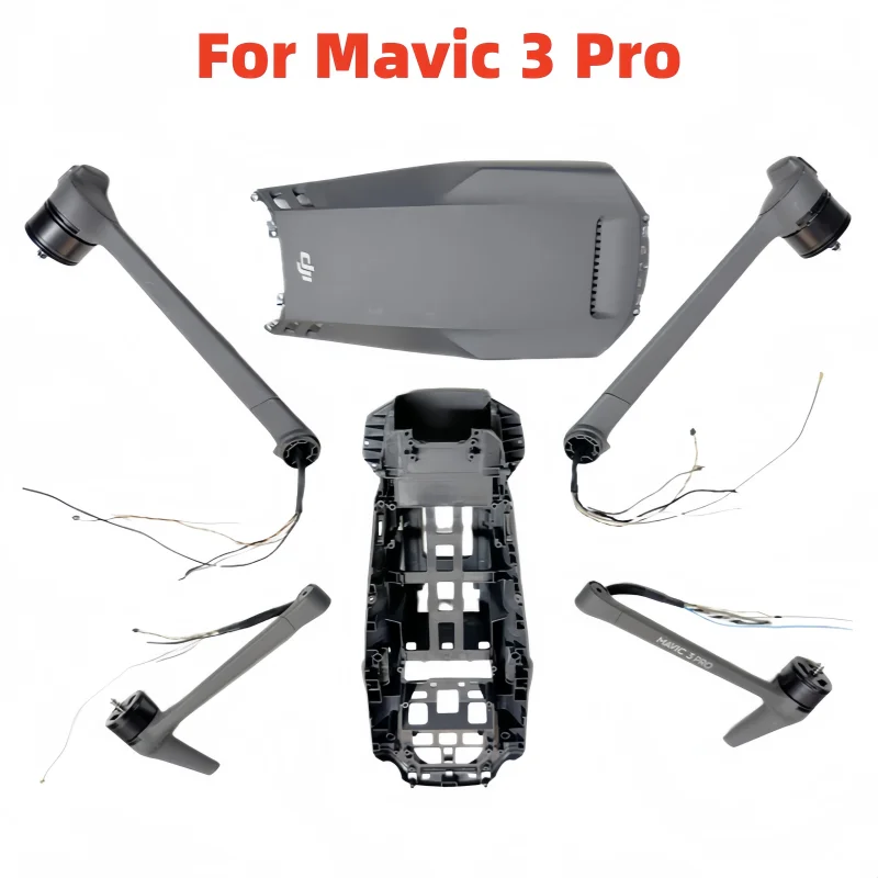 Brazo de motor genuino para Mavic 3 Pro, carcasa del cuerpo, marco intermedio, repuesto delantero derecho/izquierdo, brazo derecho con motor, piezas de reparación