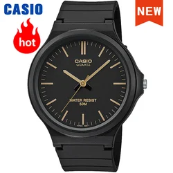 Casio students small black watch simple quartz hands men and women waterproof large dial reloj casio hombre MW-240-1E2