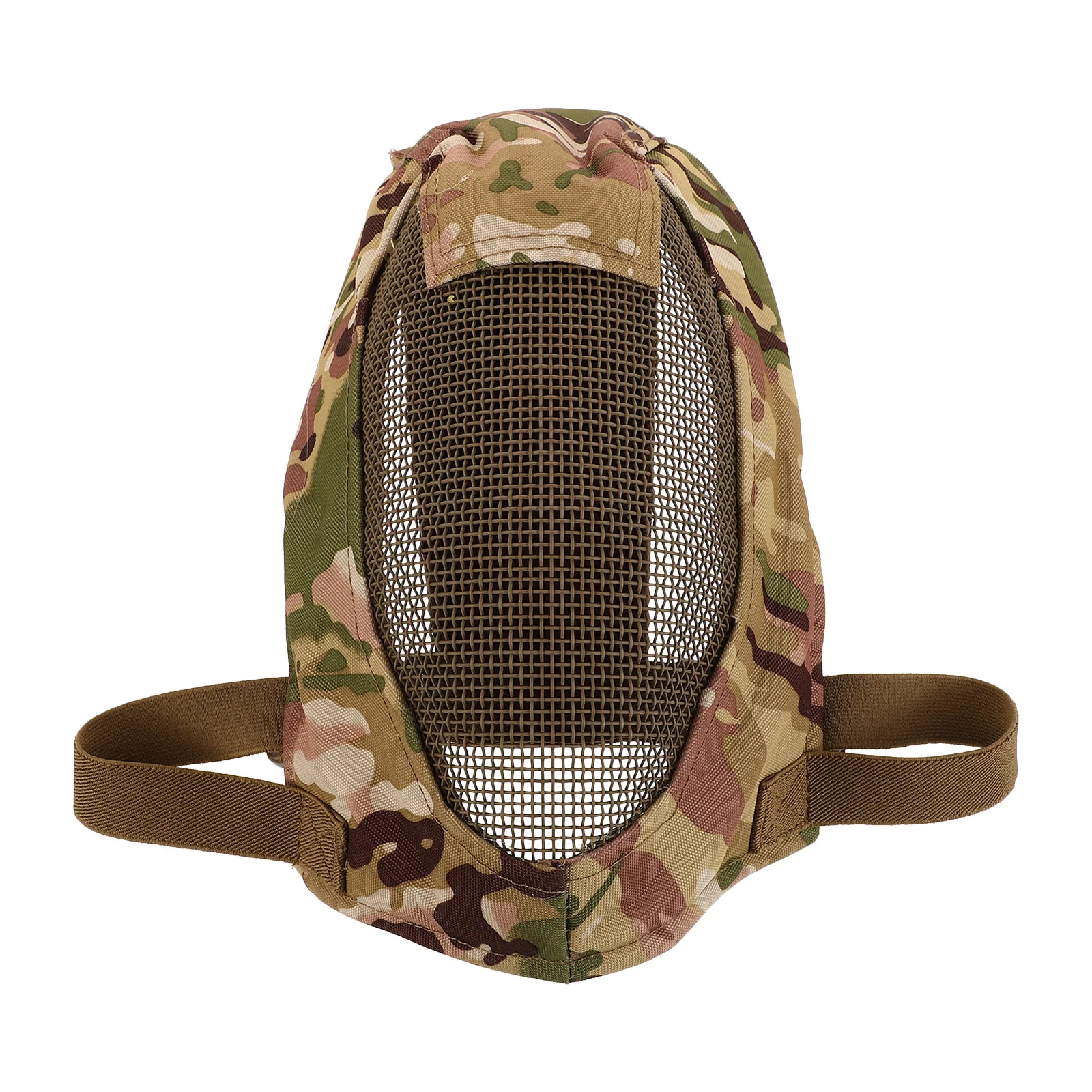 

Full Face Steel Mesh Mask Metal Net Fencing Safety Gear Impact Resistant Hood For Training Competition War Hema