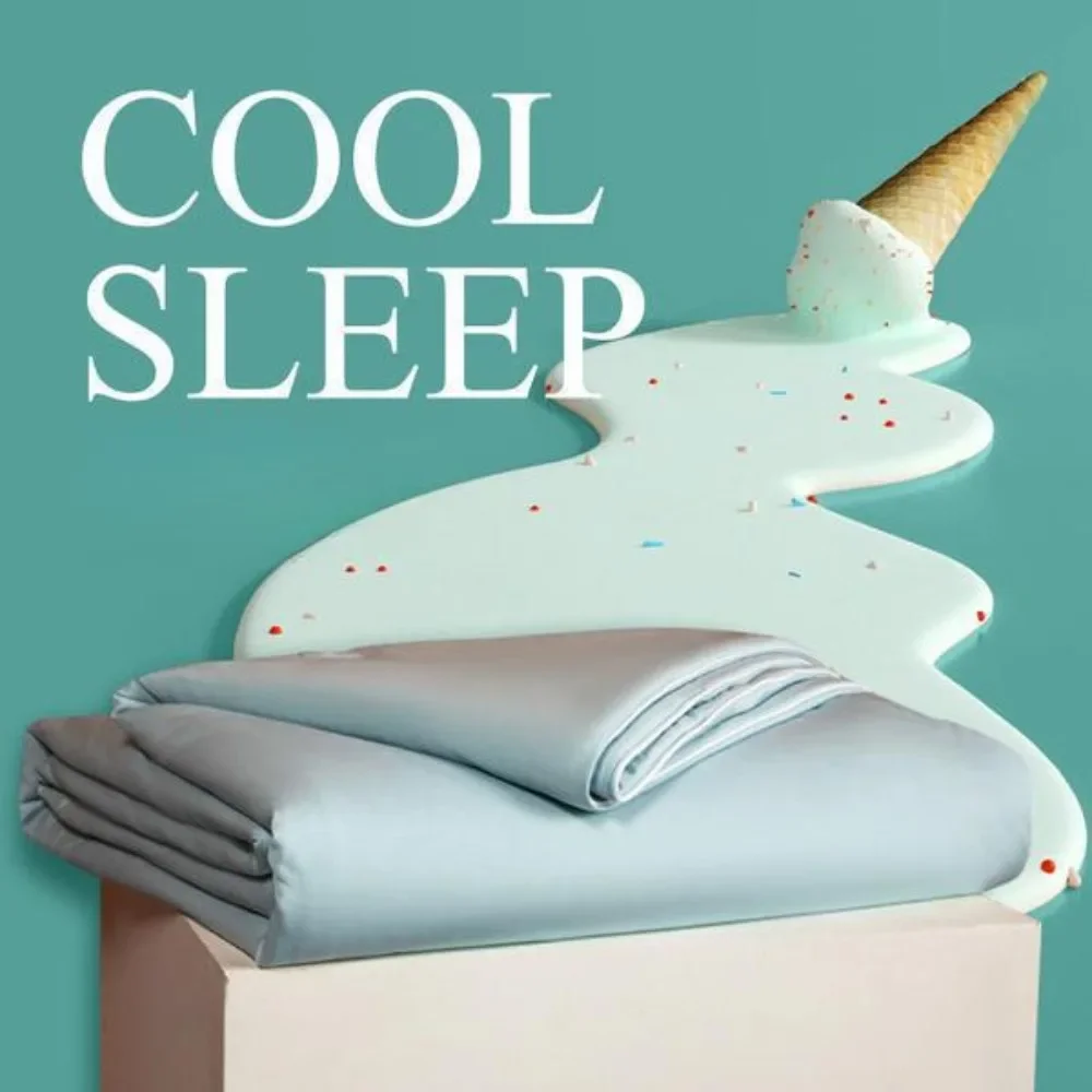 

1PC Skin-friendly Summer Cool Quilt Soft Bedding Cooling SolidColor Lightweight Blanket Machine Washable Одеяло Для Кондиционера