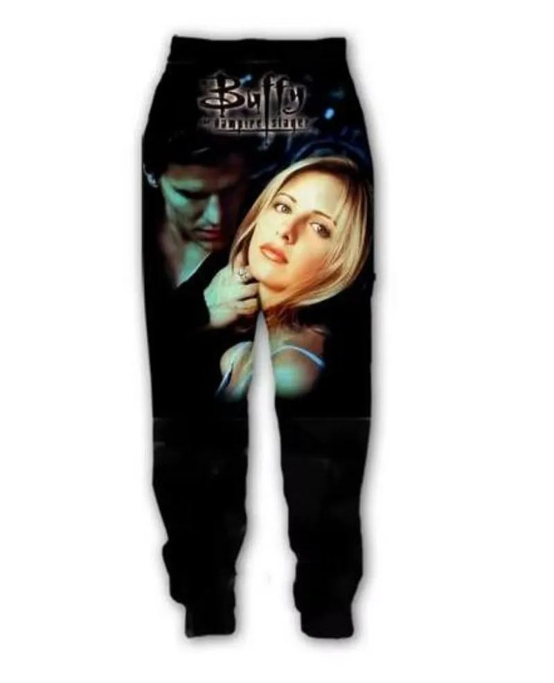 New Fashion Men/Women Buffy the Vampire Slayer 3D Print Casual Pants Novelty Streetwear Men Loose Sporting Trousers Plus Size