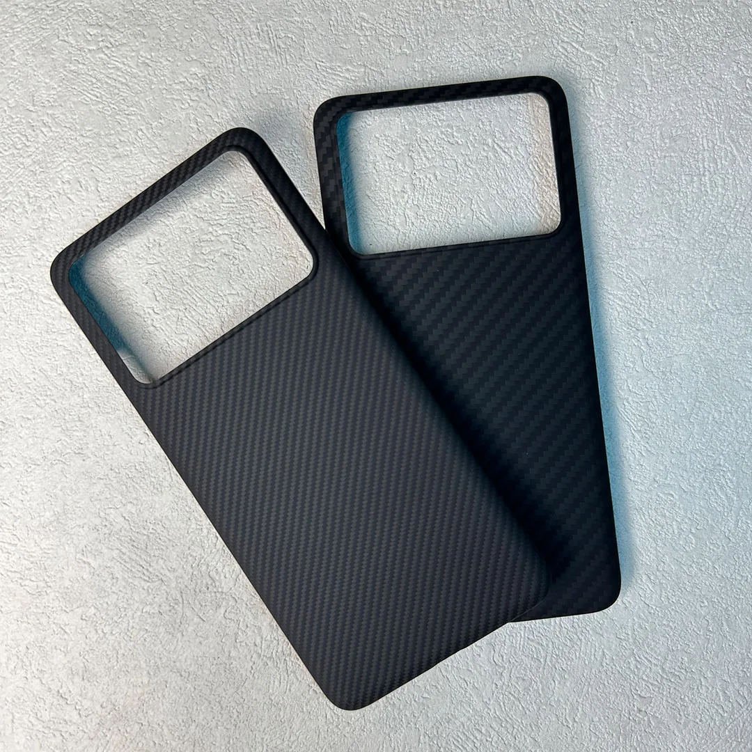 Carbon fiber phone case for Redmi K70 ultra, anti-fall aramid fiber case, SlimV design K70 ultra cover