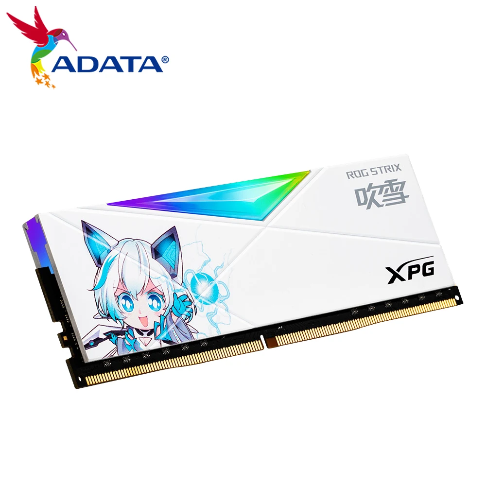 Imagem -03 - Adata-xpg Memória Ram Ddr4 Rgb D50 Rog Strix 3600mhz 8gb x 16gb x Ddr4 com Dissipador de Calor 288 Pinos Memória Desktop