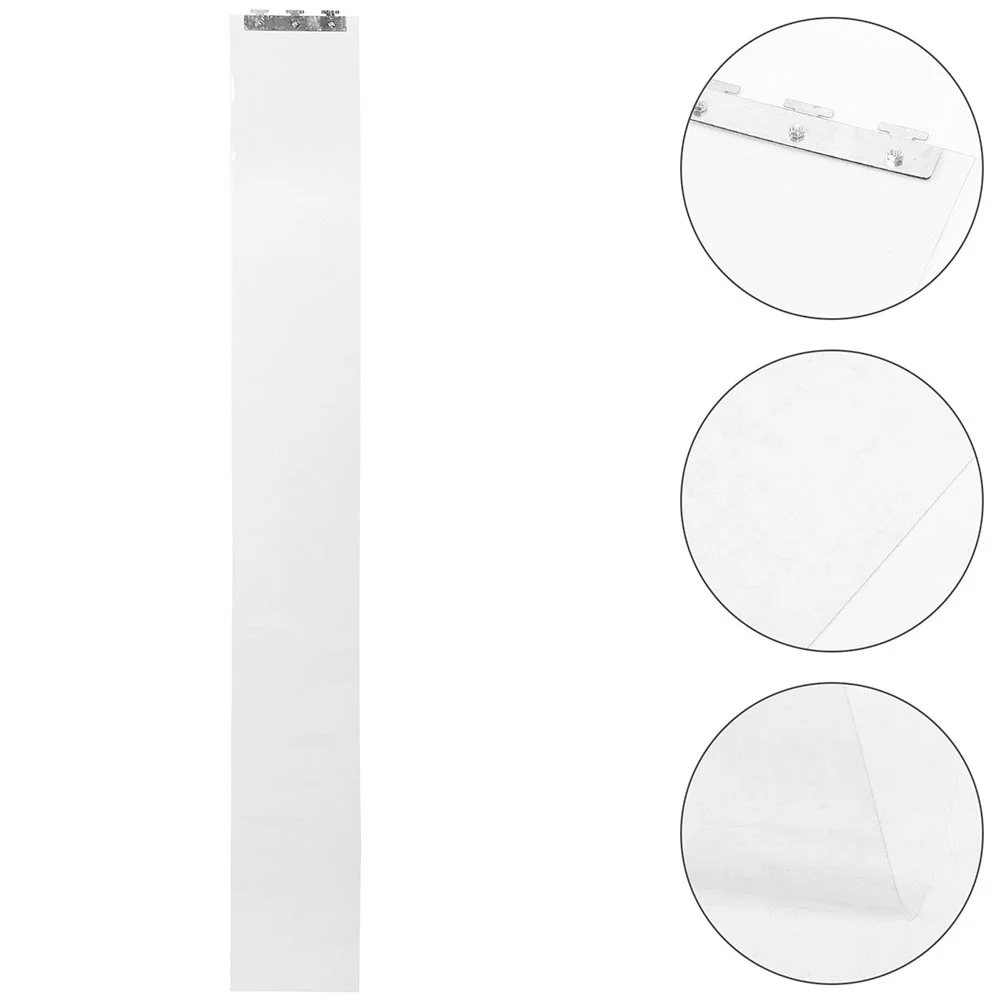 

1.8M Clear Plastic Strip Door Curtain For Market Partition Freezer Windproof Dustproof Thermal Insulation Transparent Doorway
