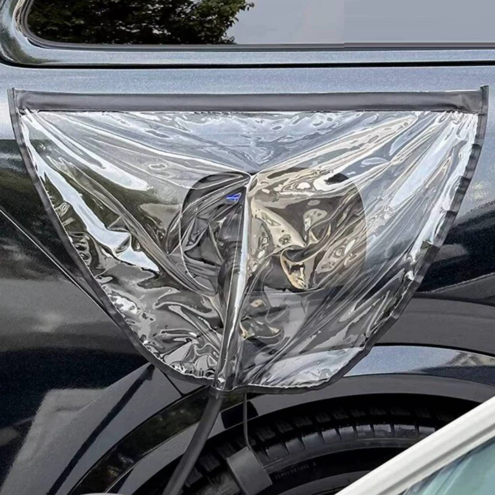 

Electric Vehicle Charge Port Rain Cover Flexible Electric Vehicle Charging Port Cover Vehicle Accessory Waterproof Easy To