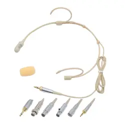 Best SM52 Headset Wireless Microphone HeadMic For Sennheiser Shure AKG MiPro Mini 4Pin 3Pin Cardioid Headworn Mic