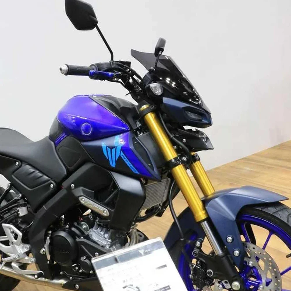 For YAMAHA MT125 Windscreen Windshield Motorcycle Accessories Wind Deflector Screen MT 125 2021 2022 2023 MT-125 Visor Viser New