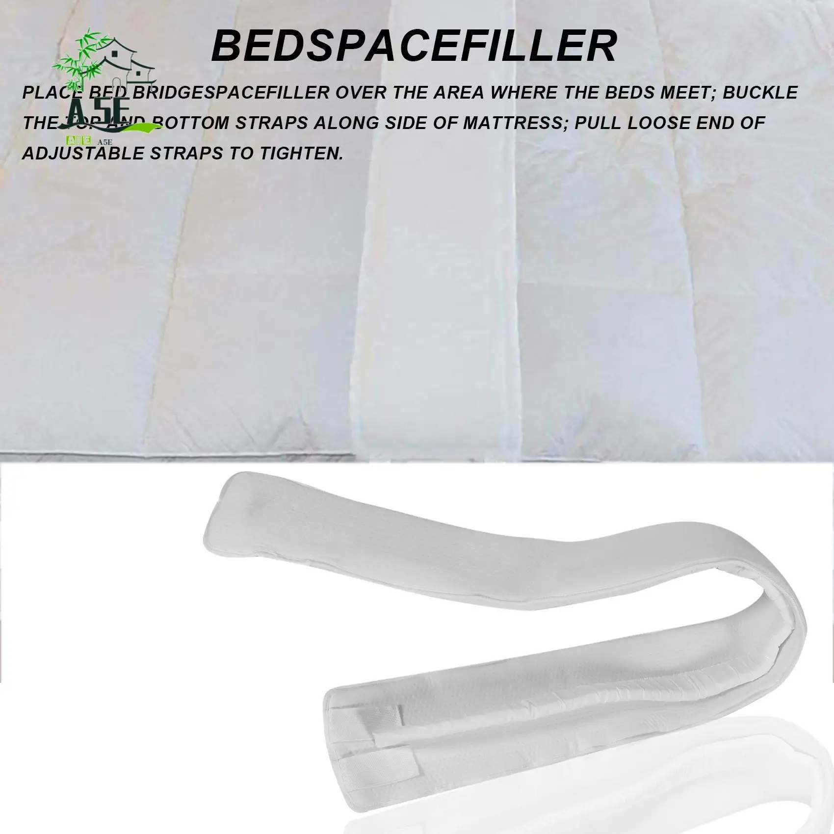 

A05E-Bed Bridge Twin To King Converter Kit Регулируемый разъем для матраса для кровати Bedspacefiller Разъем для двуспальной кровати