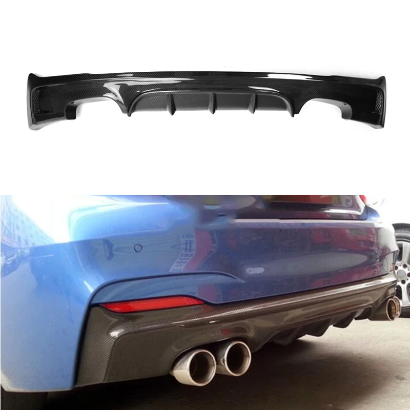 

High Quality REAL CARBON FIBER REAR BUMPER TRUNK LIP SPOILER DIFFUSER For BMW 2 Series F22 F23 M235i M220i 2014 2015 2016 2017