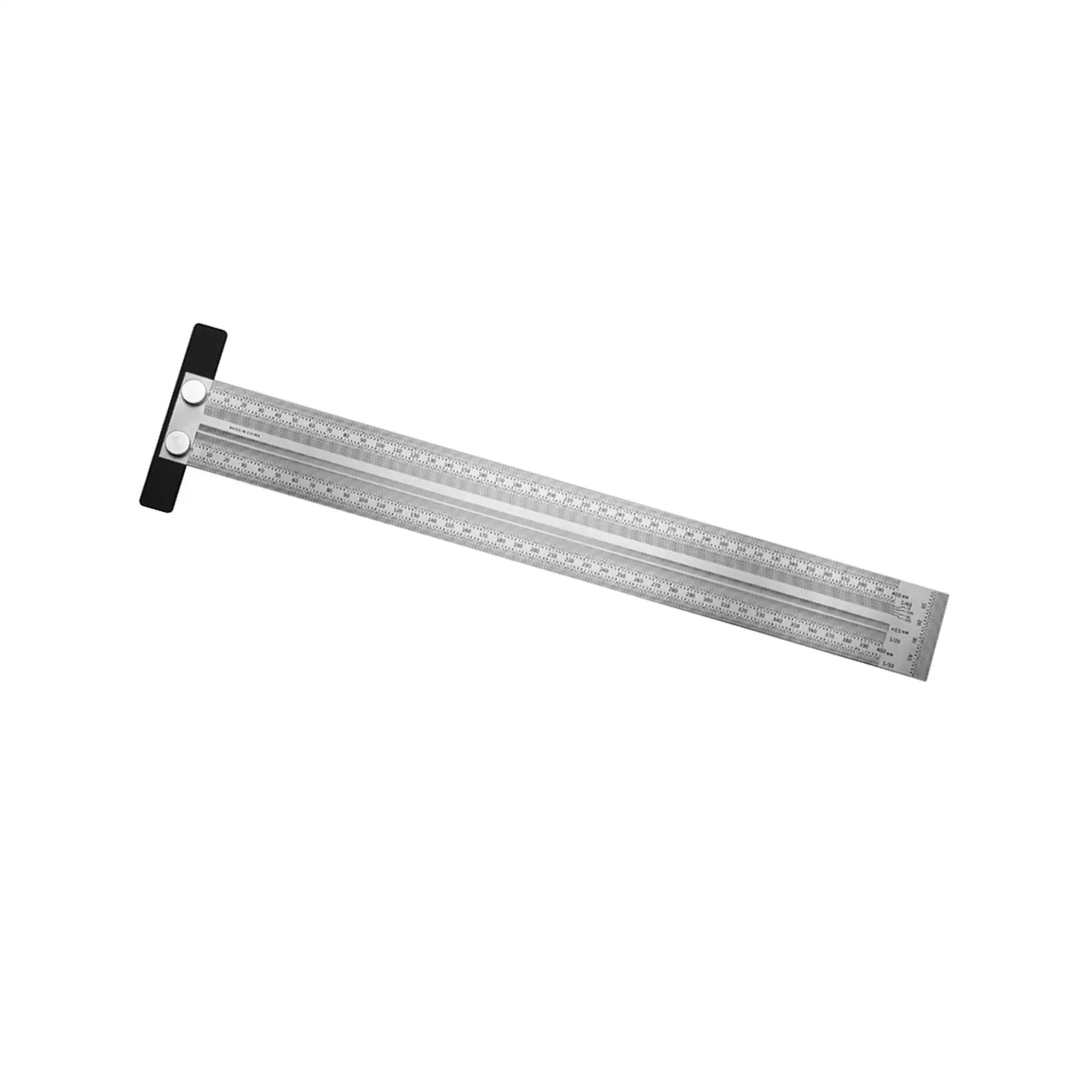 T Type Hole Scale Ruler Woodworking Scribing Mark Line Gauge Carpenter 400mm