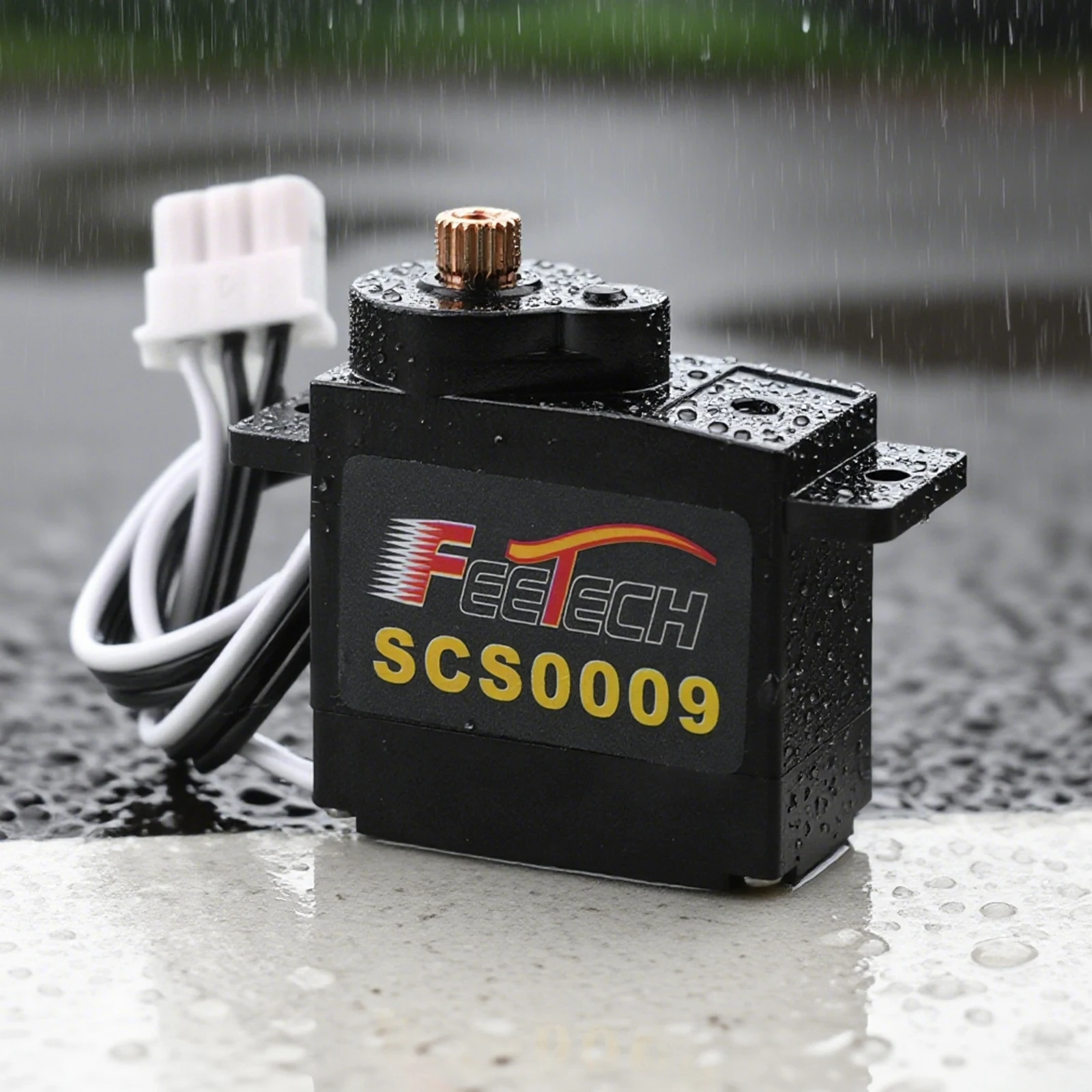 Feetech SCS009 Micro Servo 2.3kg.cm Metal Gear 9g Lichtgewicht Mini Servo's voor RC Helicopter/Robot/STEAM Onderwijs 1/2/4 STUKS