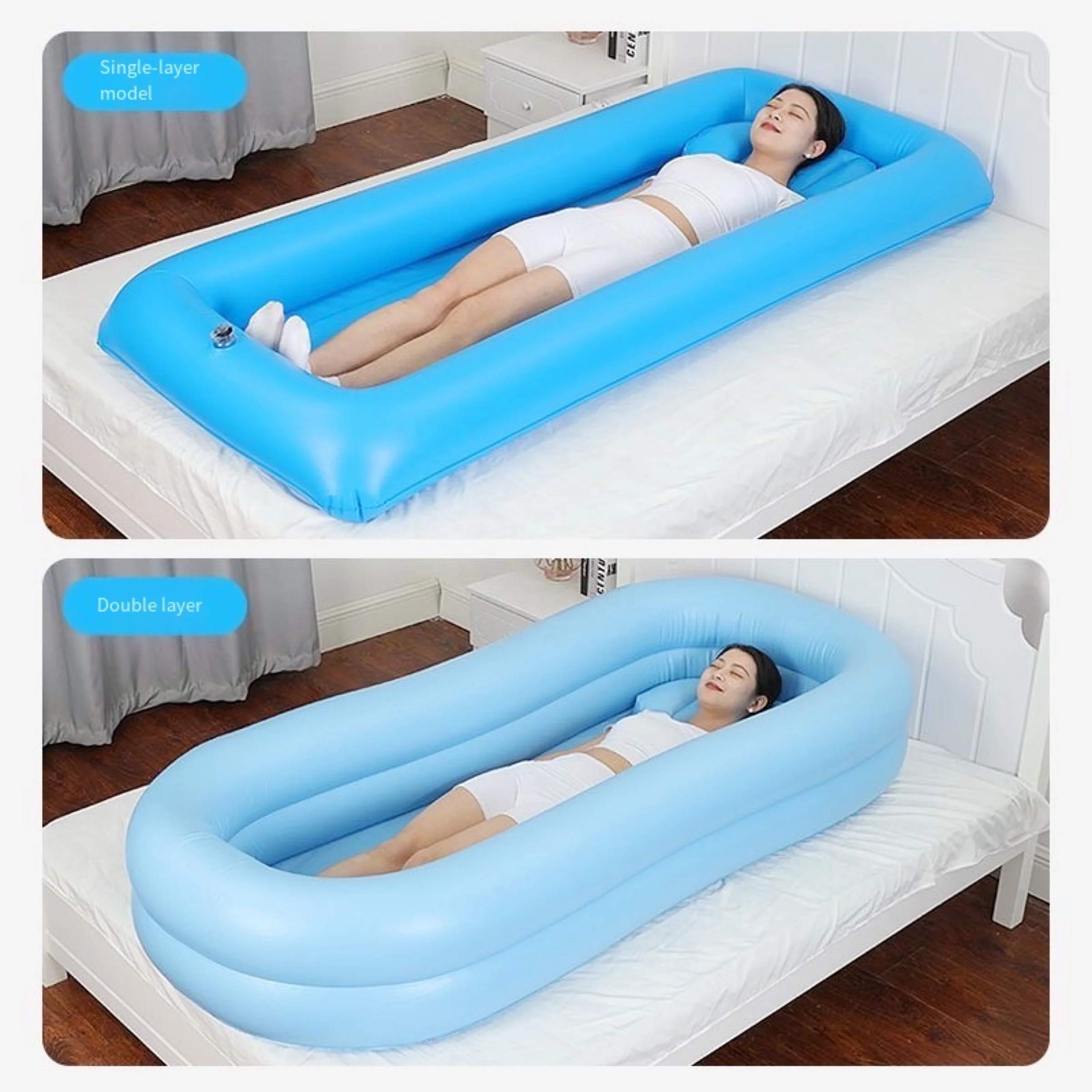 Elderly Inflatable Shower Beds for Paralyzed Patients Nursing Supplies for Disabled Bedridden Patients