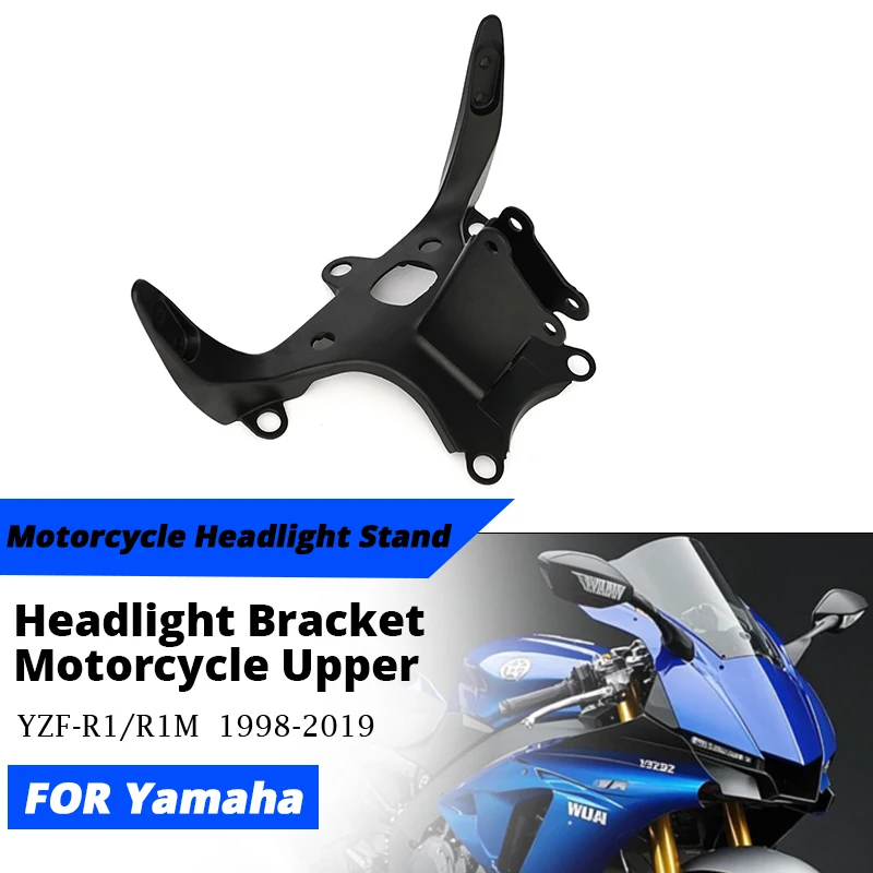 

For Yamaha YZF-R1 YZF-R1M 1998-2019 1998 1999 2000 2001 2019 Motorcycle Headlight Stand Headlight Bracket Motorcycle Upper