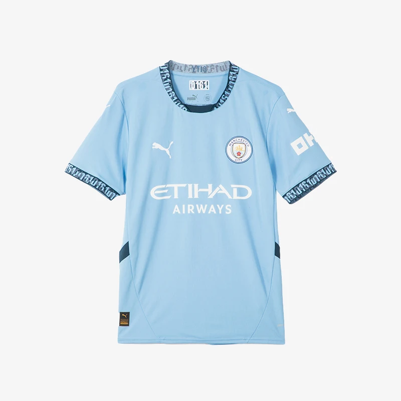

Оригинальная мужская влагопоглощающая футболка Puma Manchester City для домашних матчей с короткими рукавами 775075-01