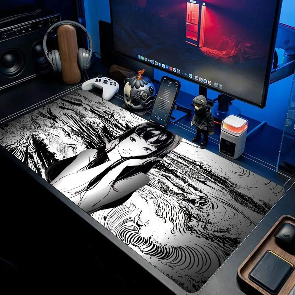 

Mouse Pad T-omie Kawakami desk mat large keyboard mouse desk pad non-slip rubber gaming mouse pad laptop mouse carpet