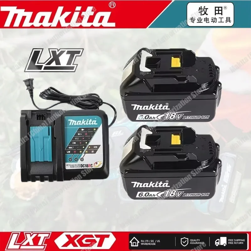 

NEW Makita 18V 9AH Battery Rechargeable Li-ion Lithium-ion Batteries Charger for BL1860B BL1850 BL1830 BL1815 LXT400 BL1860