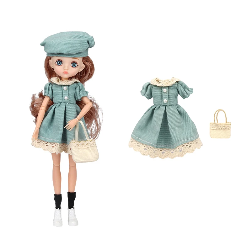 1/6 BJD DIY Dolls Clothes Body Princess High Quality Dress Fashionn Accessories Dress Up Doll Gift Only Doll Clothes are Sold