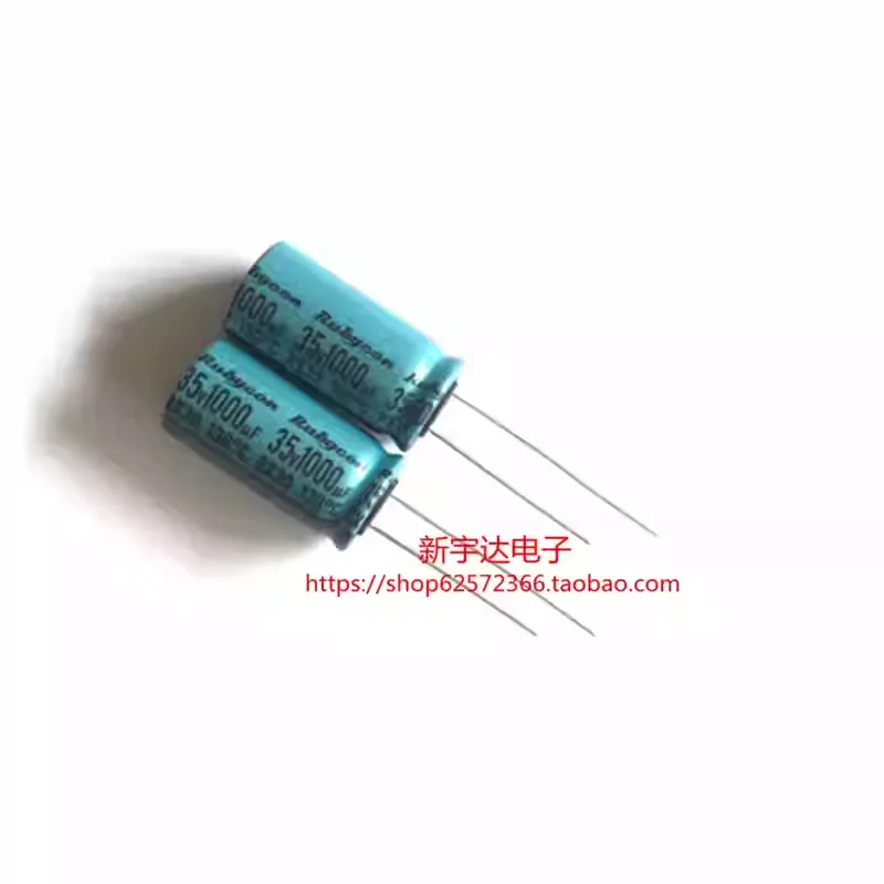 10-100PCS Ruby 35V1000UF 12.5X25 RX30 high temperature resistant 130 degree electrolytic capacitor 1000UF35V