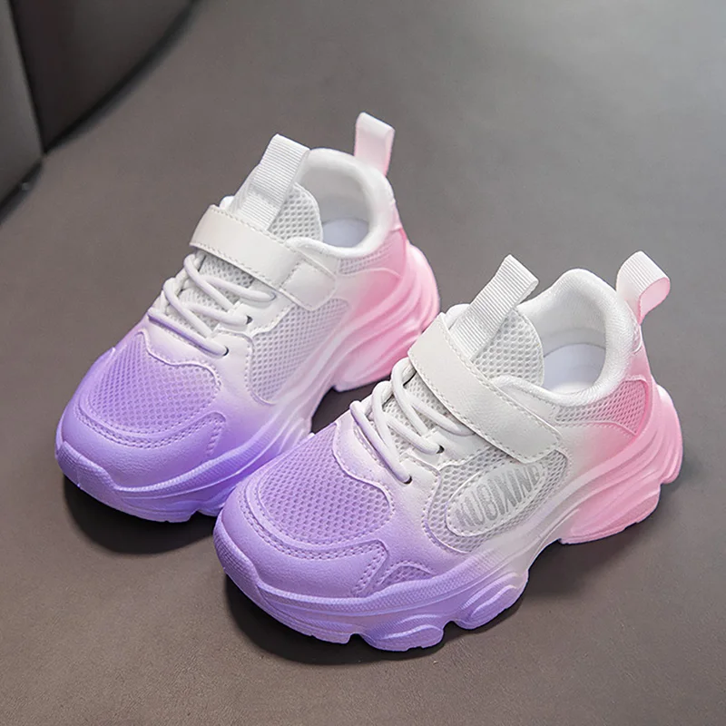 

Autumn Sneakers For Kids Mesh Breathable Teenager Children's Sport Shoes Soft-soled Anti-slippery Outdoor Running Shoes