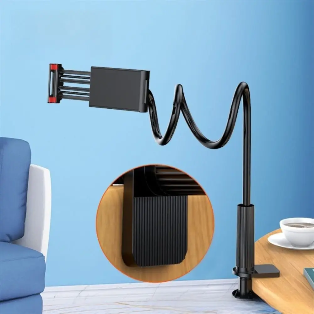 حامل هاتف محمول بمشبك مرن بزاوية قابلة للتعديل 360 درجة ° حامل كمبيوتر لوحي قابل للدوران بتصميم محمول بطول 70 سم #3