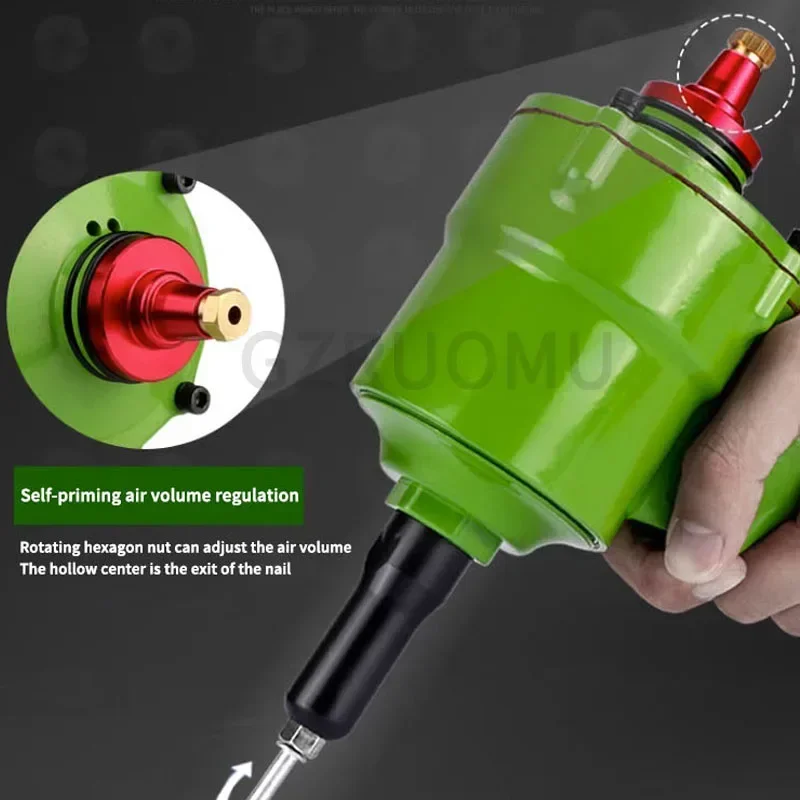 NF Handheld Powerful Pneumatic Air Blind Rivet Gun Two-Jaw Automatic Nail Suction Double Cylinder Riveting Tools Pull Force 1848