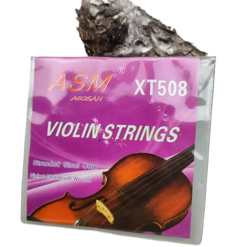 Cuerdas de Violín de nailon profesional, Conjunto de Cuerdas de Violín de aleación de aluminio, Plata alemana, E A D G, tamaño 4/4 y 3/4