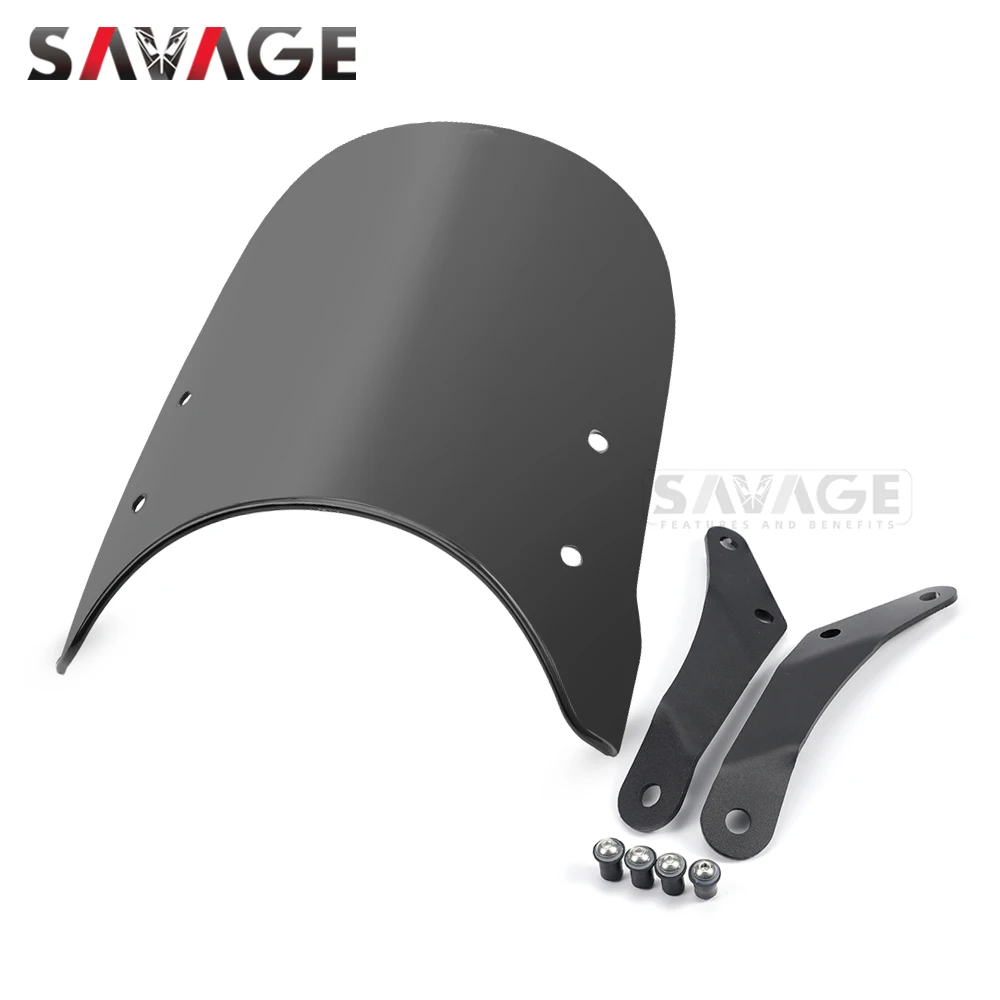 Motorcycle Windscreen For HONDA CB400SF CB400SB CB1300SF CB1300 SF CB400 Super Four Windshield Headlight Fairing Wind Deflector