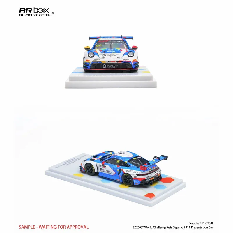 Almost Real 1:64 Porsche 911 Gt3 R 2026 Gt World Challenge Asia