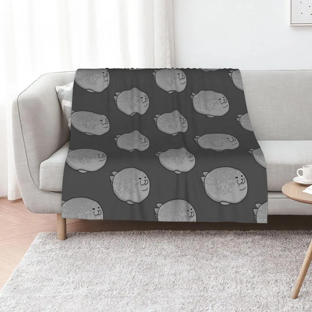 Round Seal Throw Blanket Soft Beds Cute Luxury Designer Sofa Plush Travel Blankets