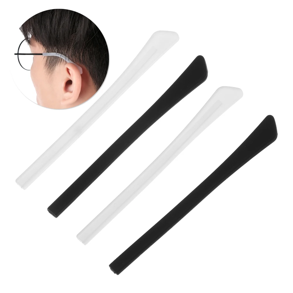 

4 Pairs Outdoor Sports Temple Tips Glasses Accessory Anti Slip Spectacle Leg Sets Ear Hook Eyewear Slip Sets