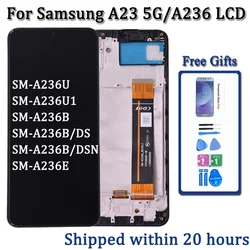 6.6'' For Samsung A23 5G A236 LCD Display With Touch Screen Digitizer Assembly For Samsung A236U A236B LCD