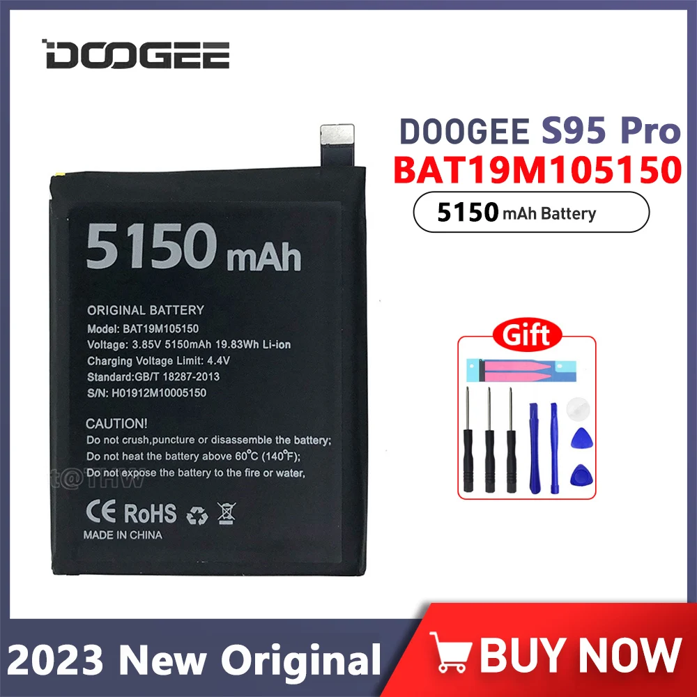 Doogee Battery For DOOGEE S30 S50 S55 S60 S70 S95 N20 X55 X60 X90 Y 6 7 8 BL5000 BL5500 BL7000 BL9000 BL12000 2023 New