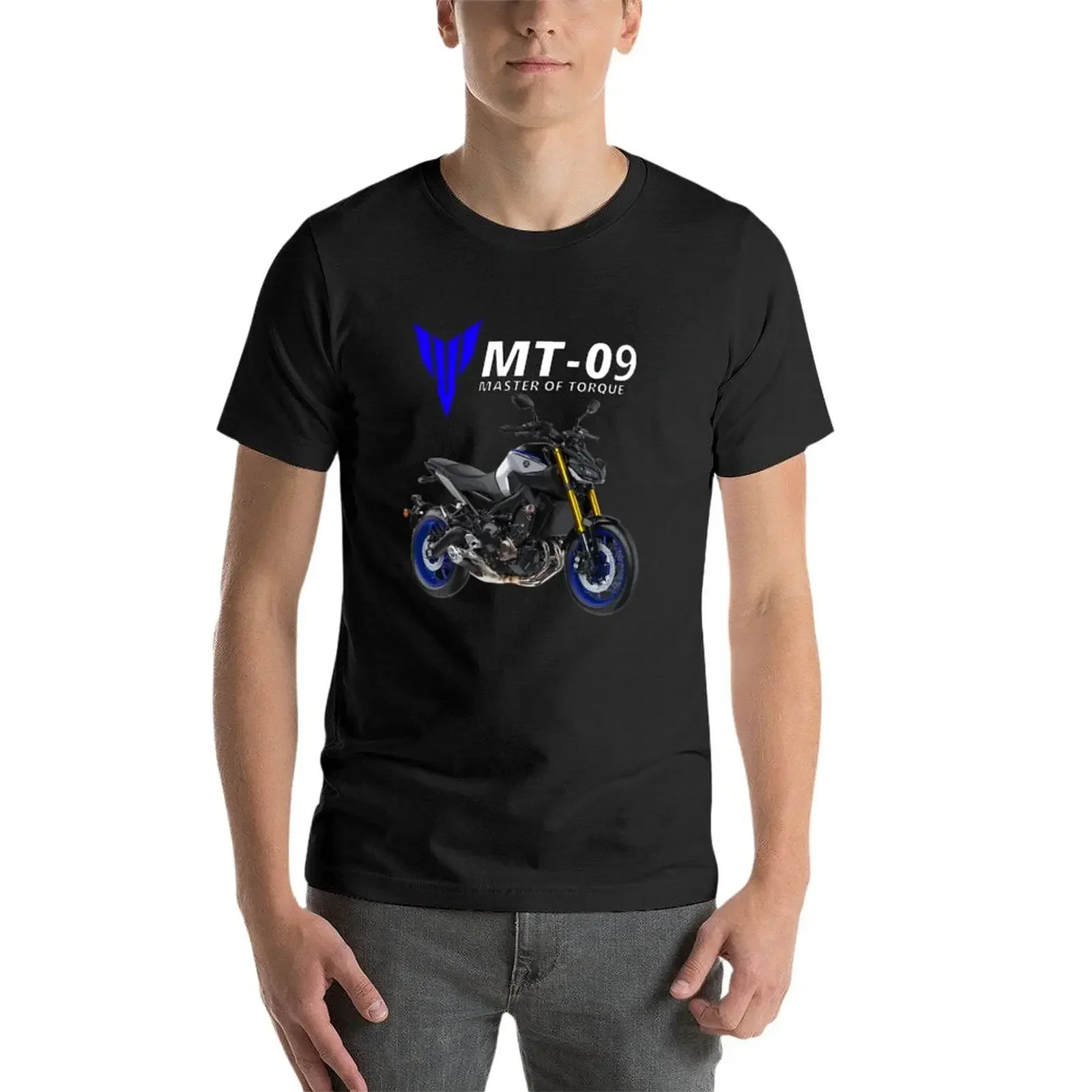 MT-09 Motorcycle T-Shirt plain Short sleeve tee mens t shirt graphic