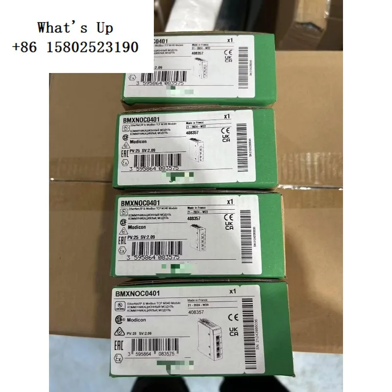 Electrical Equipment PLC BMXNOC0401 Modulo Ethernet M340 Controller