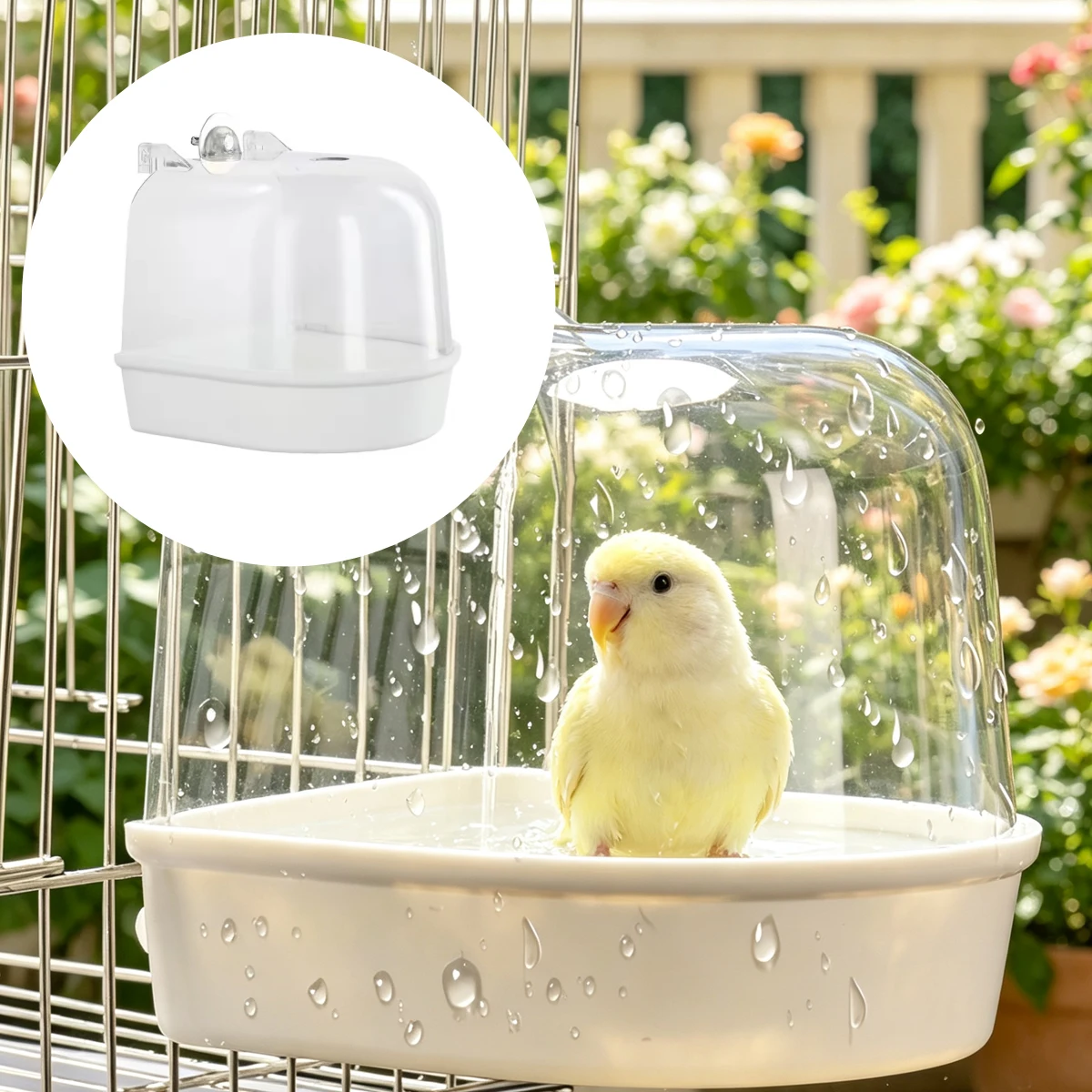 #8 Compare Bird Cage Bird Baths Before You Buy