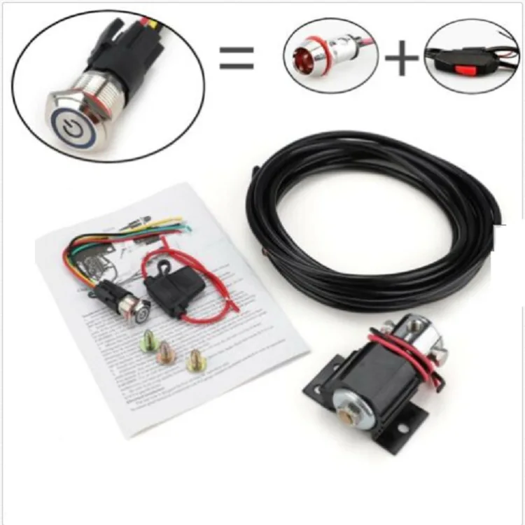 Car Solenoid Valve Front Brake Line Lock Roll Control Electric Kit Heavy-duty Mountain Mount Holder