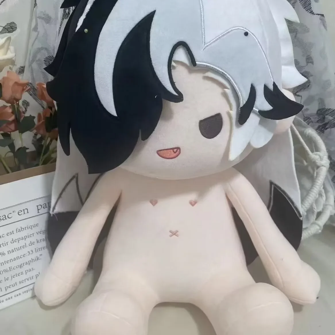 Honkai: Star Rail Boothill muñeca de peluche suave, juguete de peluche, figura de postura sentada, almohada, regalo de cumpleaños de Anime, 40CM