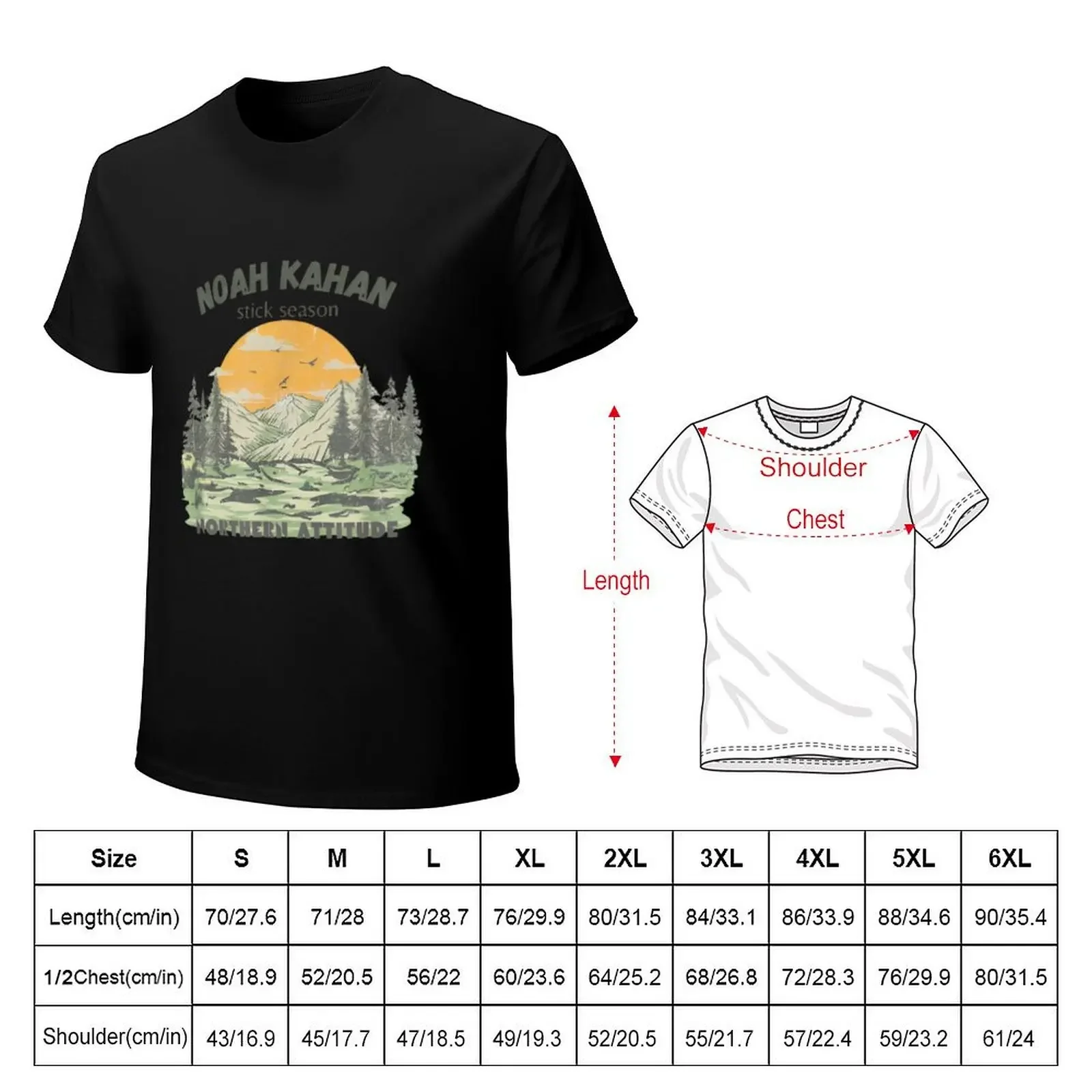 The View Between Villages T-shirt blacks vintage clothes sublime hippie clothes t shirt for men