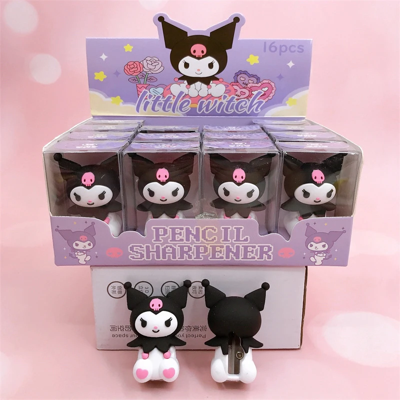 Cute Kuromi Pencil Sharpener Stationery Japanese Style Student Stationary Sanrio Pencil Sharpeners For Kids School Supplies